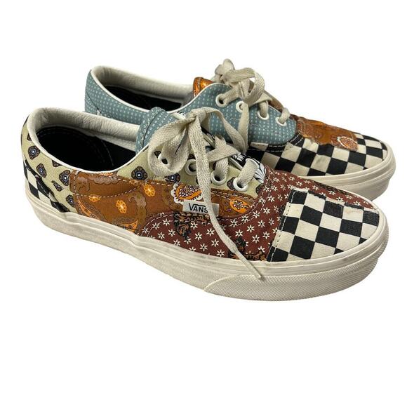 VANS Era Tiger Patchwork Unisex Sneaker Shoes Men's Size 5.5/Women's Size 7.0 - Picture 1 of 9